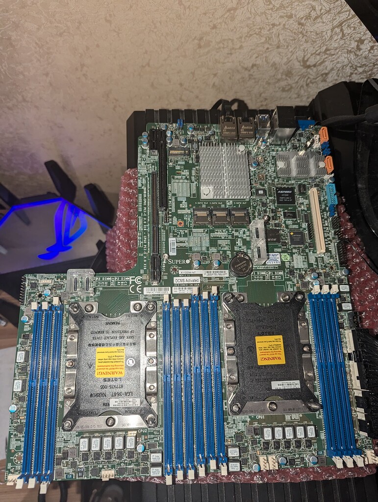 Supermicro X11DDW-NT Flashing bios help question - Motherboards