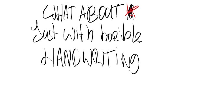 hhandwriting
