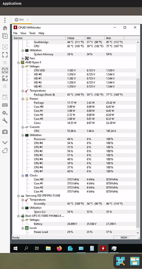 Alternative to HWmonitor for Temps and battery back stats? Linux