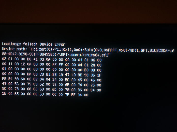 Linux Error 1