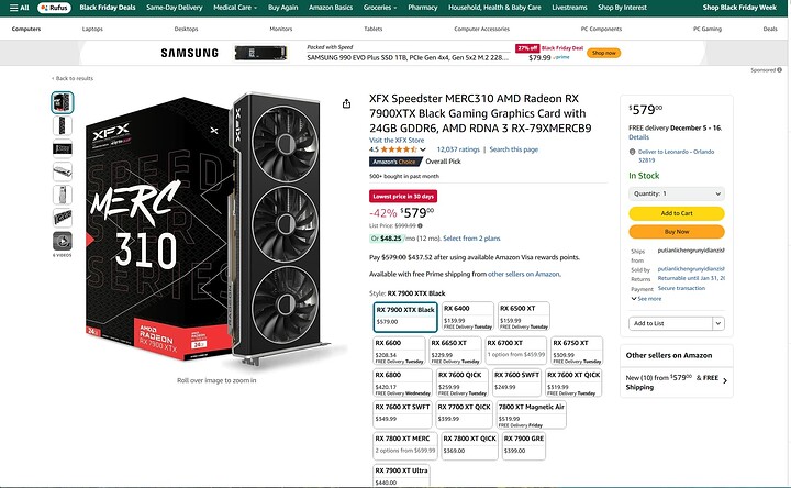 7900 xtx cheap