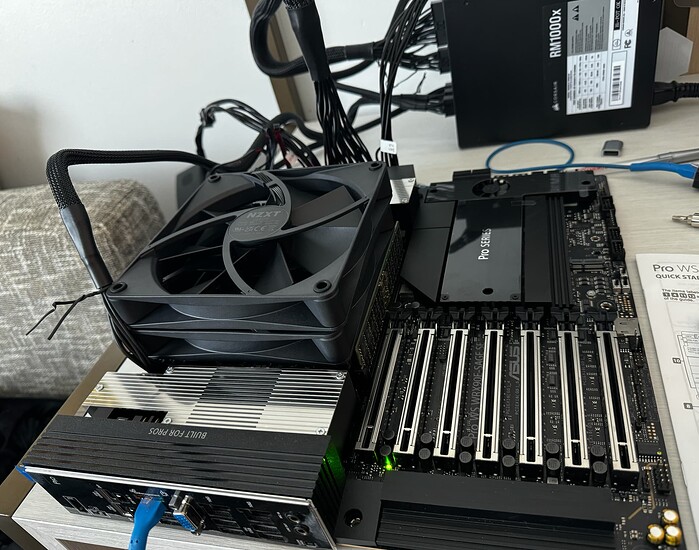 Threadripper 7980X + ASUS - Pro WS TRX50-SAGE WIFI build