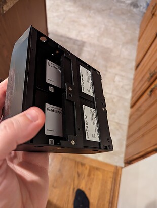 No fans, but none of these SATA drives ran hot.