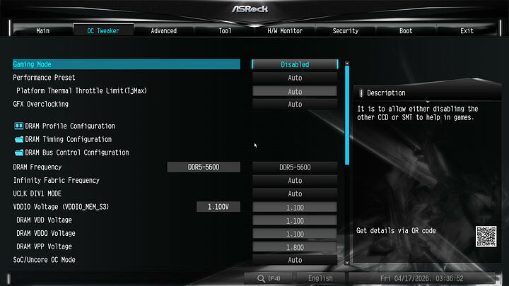 ASRock_X600_DeskMeet_AGESA_1300a_7800X3D_ECC_DDR5-5600_BIOS_Frequency_Settings