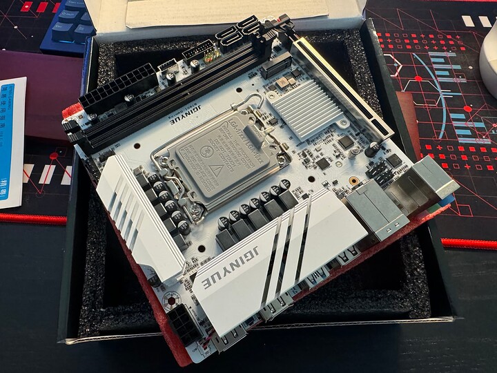 Jginyue B760i Gaming chinese motherboard from AliExpress