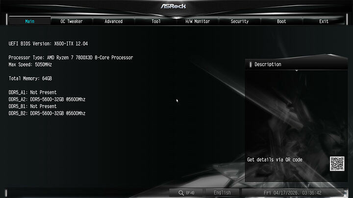 ASRock_X600_DeskMeet_AGESA_1300a_7800X3D_ECC_DDR5-5600_BIOS_Overview