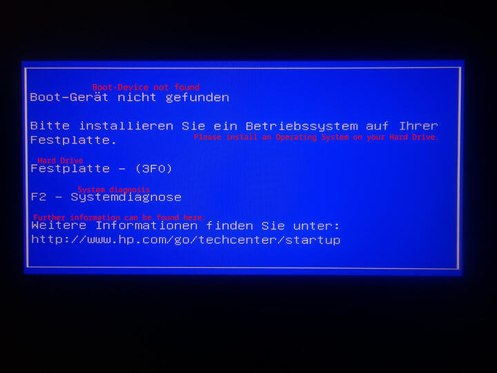 BIOS Error edit