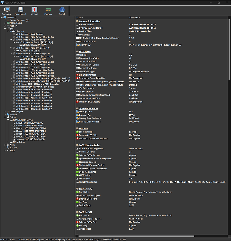 Short Review: Edging ASMedia 1166 PCIe Gen3 x2 to 6 x SATA HBA Chipset ...