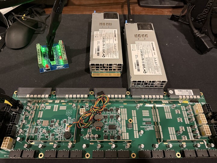 power distribution board using corsair type4 cables