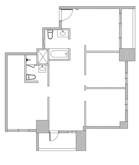 blank floor plan