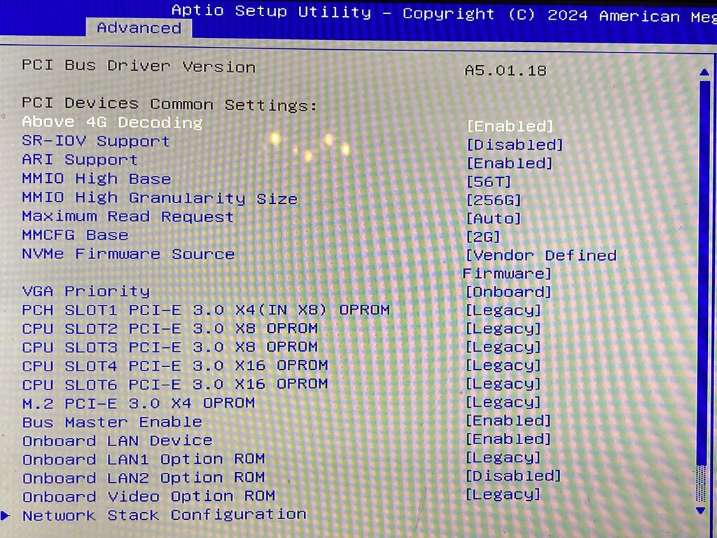 [SOLVED] NVMe PCIe card not detected by Supermicro X11SPITF Storage