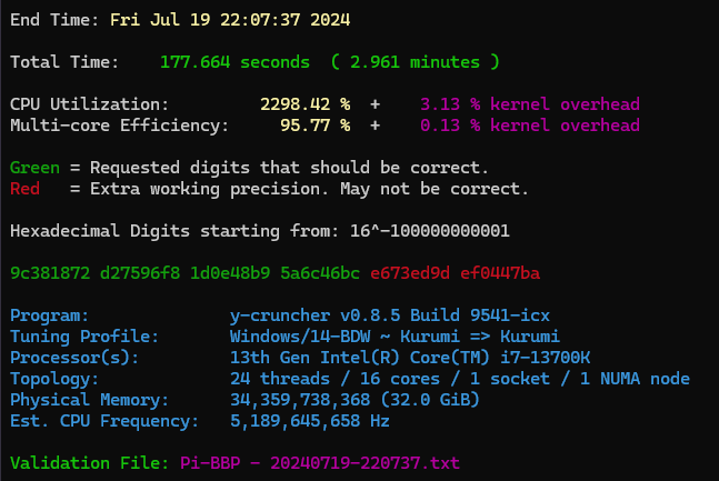 How to test for Intel 13/14th gen CPU degradation - CPU 